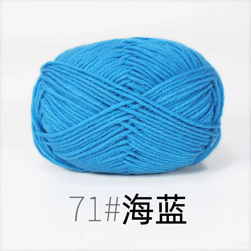 Organic Cotton Yarn 4ply - 1 Ball is 50g of Soft Yarn