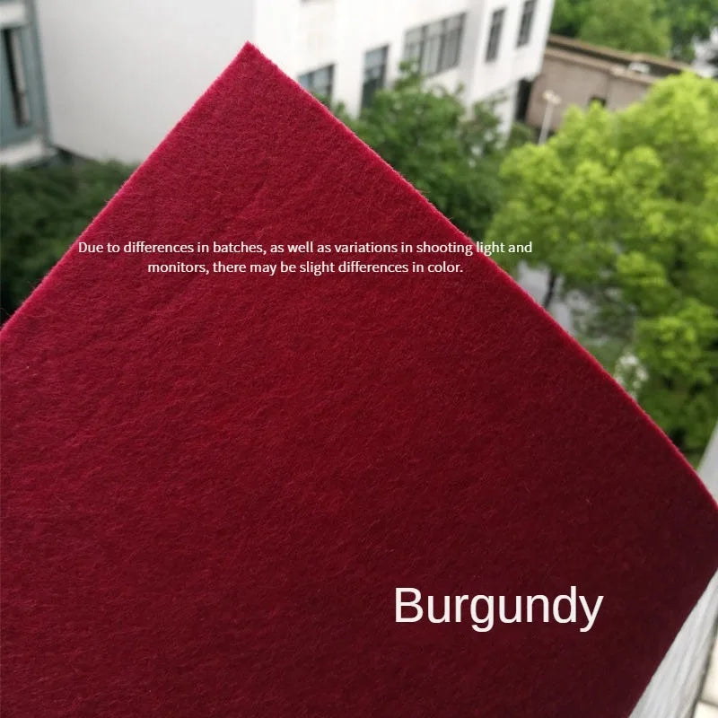 Burgundy felt fabric 50x50cm