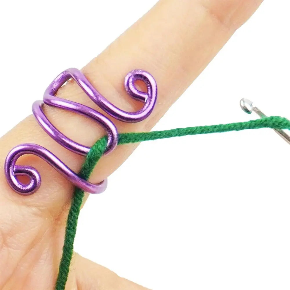 Adjustable Crochet Finger Ring