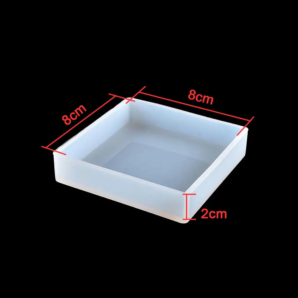 Silicone Cylinder, Hexagon, Square, Rectangle or Cuboid Resin Molds or Candle Making Molds - Different Sizes Available