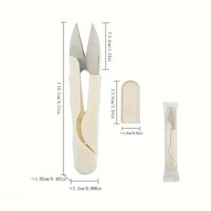 2-piece set - U-shaped scissors with safety handle