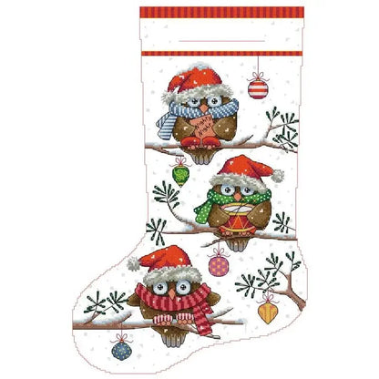 Christmas Stocking Cross Stitch Kits: 11, 14, or 16 CT