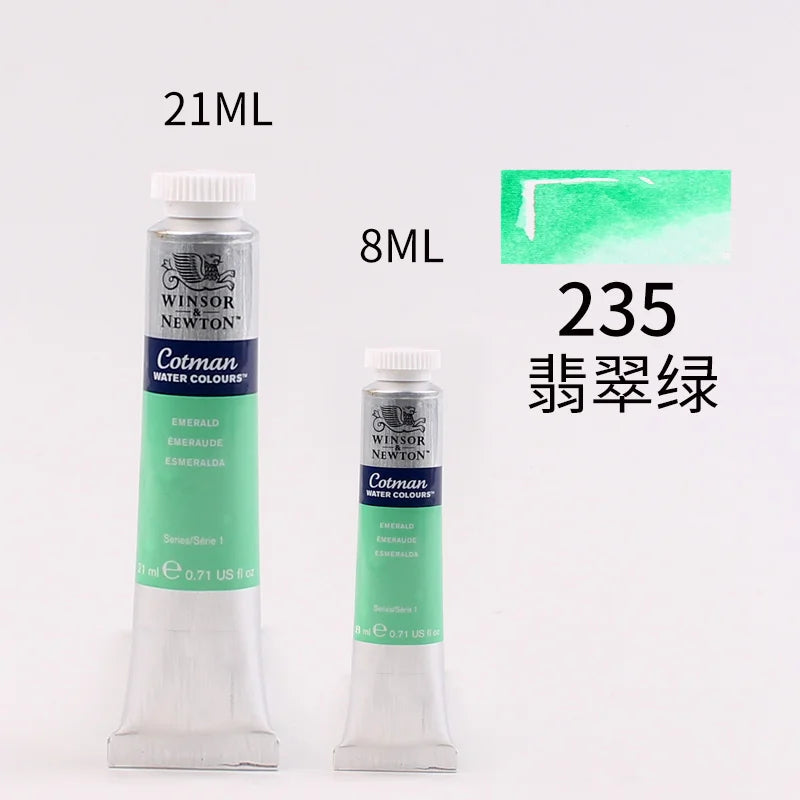 WINSOR＆NEWTON 8ml or 21ml Watercolor Paint Tubes