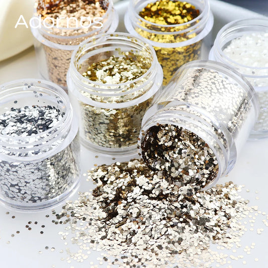 Iridescent Hexagon Glitter For Epoxy Resin Filling