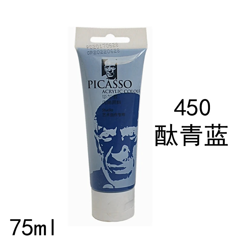 75ml Acrylic Paint Rich Pigments for Canvas. Wood, Watercolor or Multimedia Paper