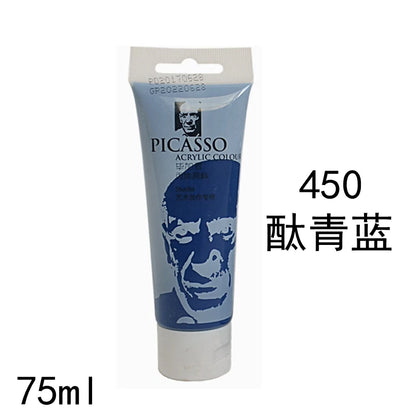 75ml Acrylic Paint Rich Pigments for Canvas. Wood, Watercolor or Multimedia Paper