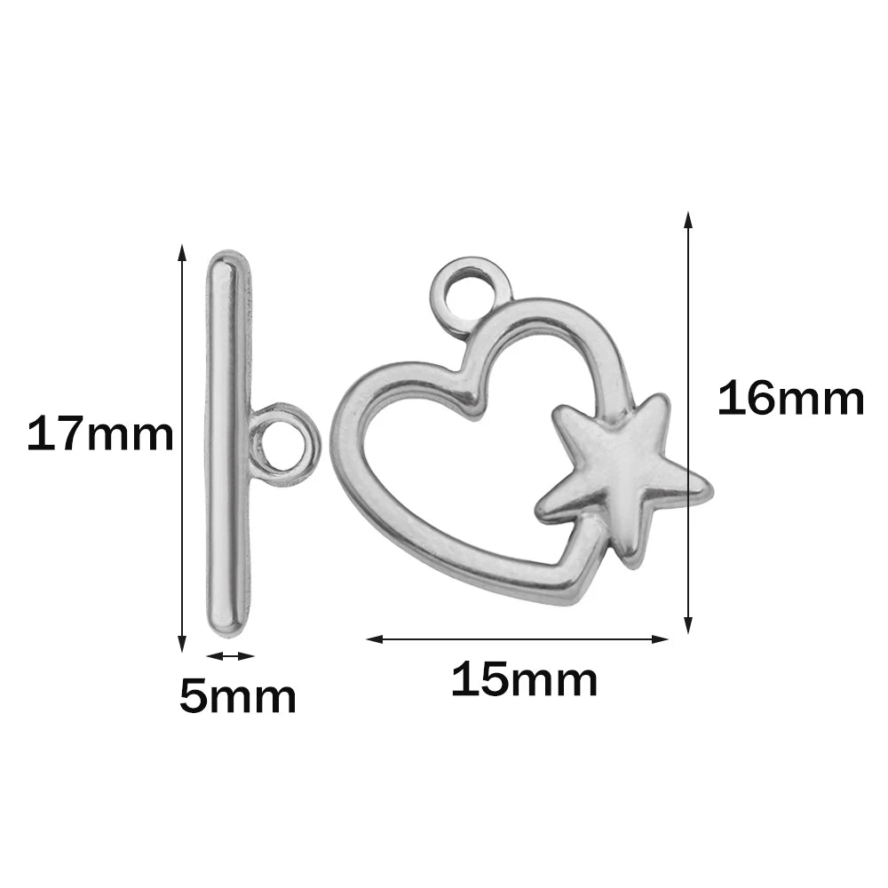 Stainless Steel Jewelry T-Bar Clasp/Connector for Necklace and Bracelet Making