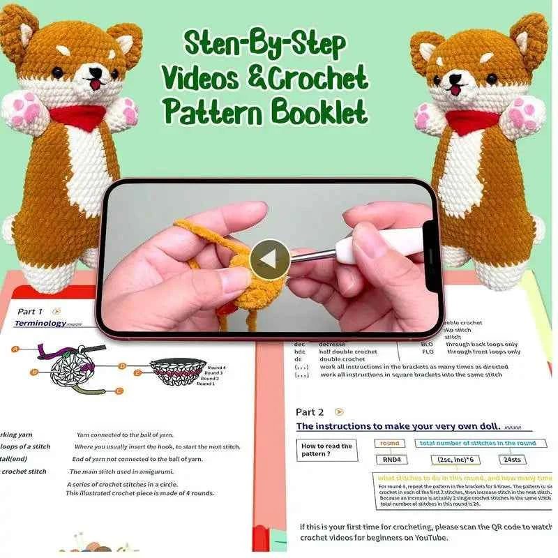 Beginner Fox Crochet Kit