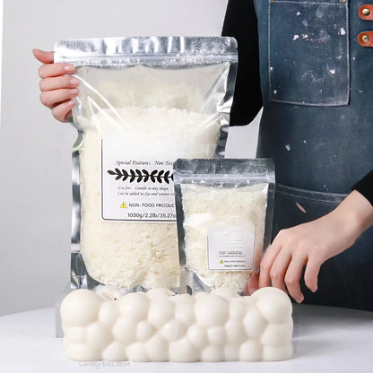 100, 250, 500, or 1000 grams of Pure Soy Wax for Candle Making