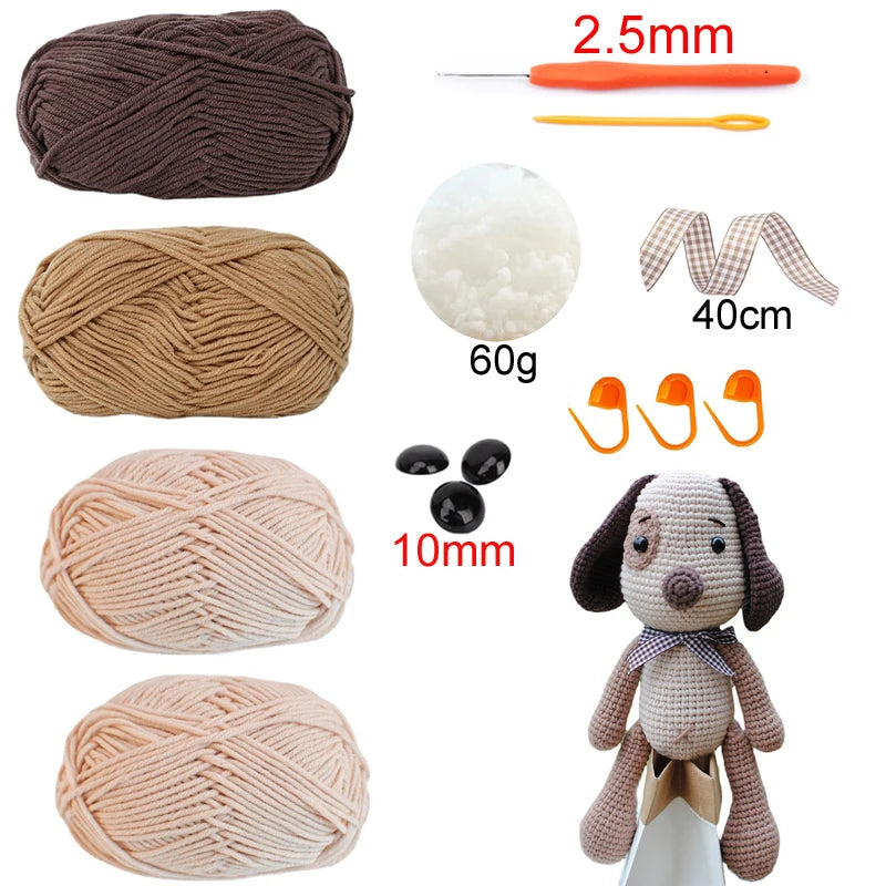 Girl Dolls and Assorted Crochet Kits - Santa, Mrs. Clause and Elfs