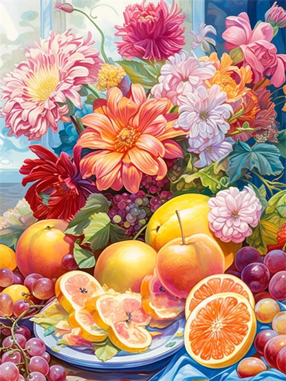 Fruit and Flowers Diamond Painting