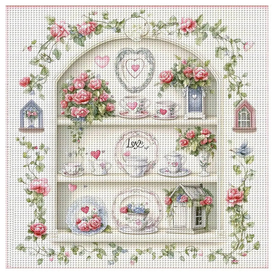 Cross-Stitch Kit - Size 40X40CM - 11CT or 14CT DIY