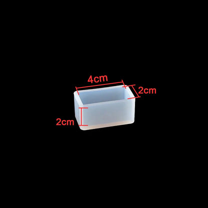 Silicone Cylinder, Hexagon, Square, Rectangle or Cuboid Resin Molds or Candle Making Molds - Different Sizes Available