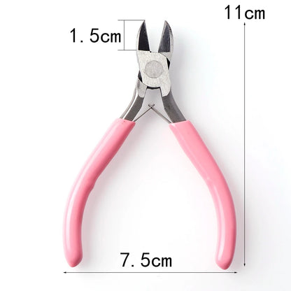Stainless Steel Needle Nose Pliers for Jewelry Making - Round Nose for Cutting Wire
