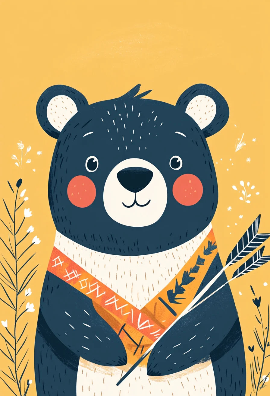 Cute Animals Paint By Number Kits - Perfect for a nursery and child's room