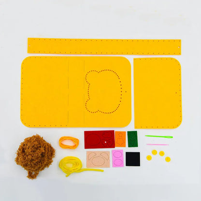 Felt Animal Bag Set for Beginners - Learn to Sew