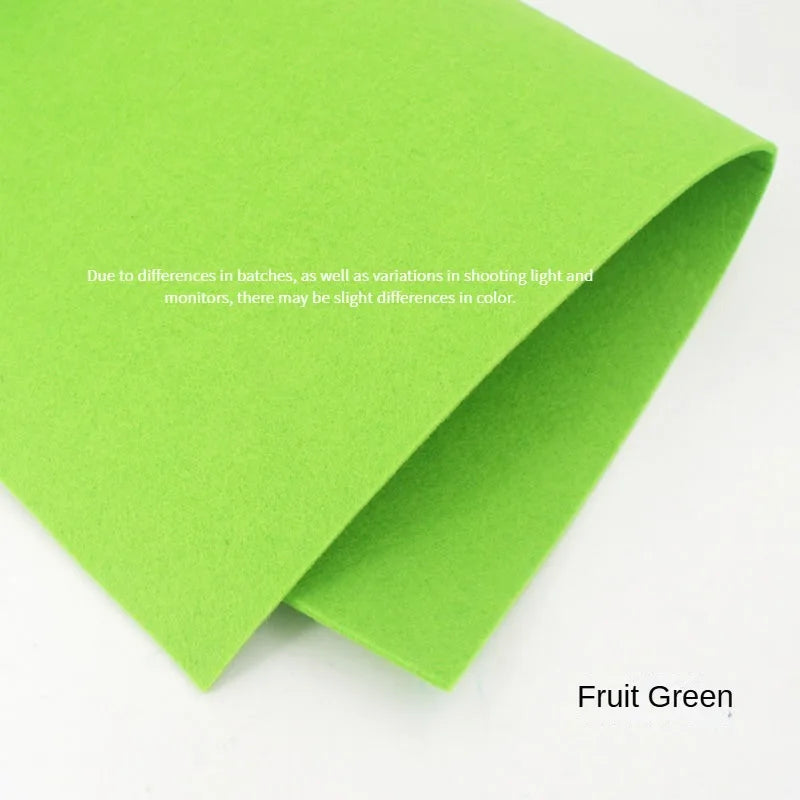 Squares of Non-woven Felt in 18 Colors