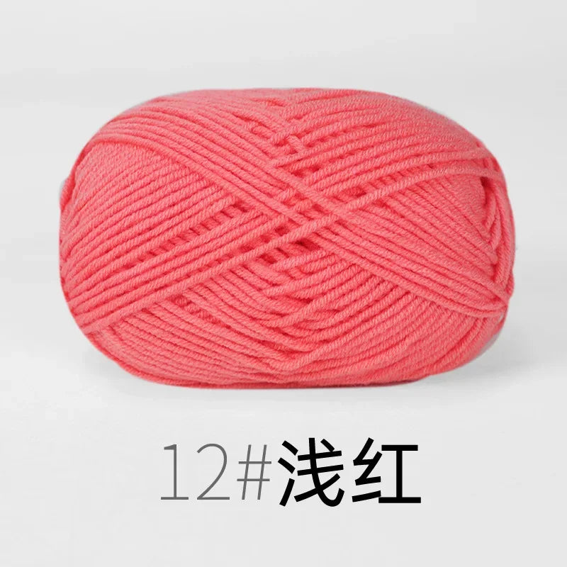 Organic Cotton Yarn 4ply - 1 Ball is 50g of Soft Yarn