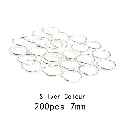 3-12mm Gold, Silver, or Bronze Jump Rings, Connectors Loops, Open Jump Rings