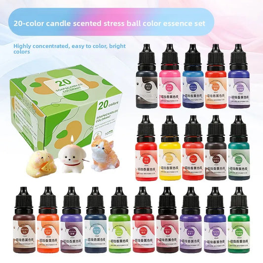 Kit of 20 Colors of Candle Dye or Buy Individual Colors