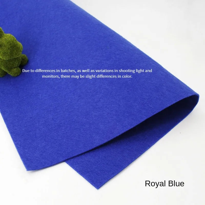 Royal blue felt fabric 50x0cm