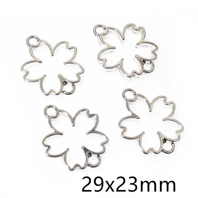 Hollow Metal UV Resin or Epoxy Resin Frame for Jewelry Making