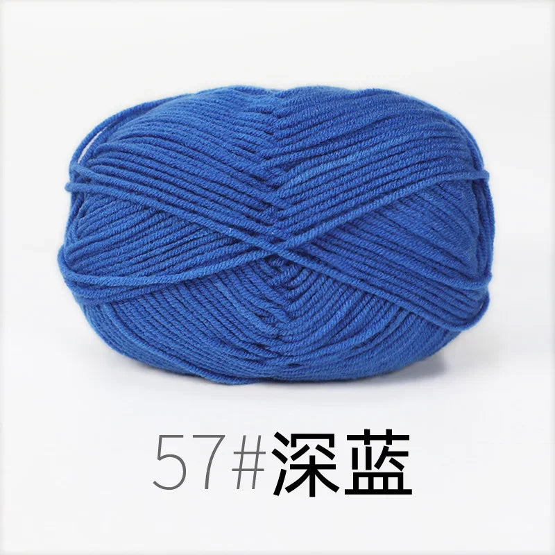 Organic Cotton Yarn 4ply - 1 Ball is 50g of Soft Yarn