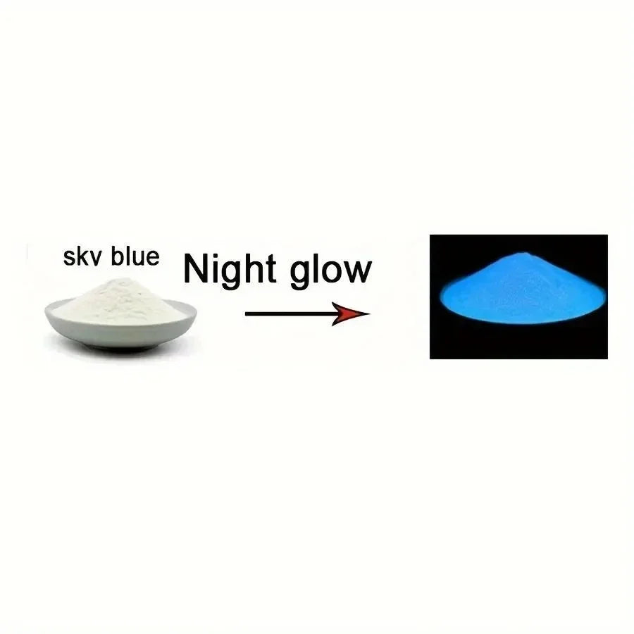 Luminous Powder Pigment for Candle Making - glows in the dark