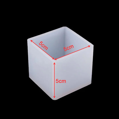 Silicone Cylinder, Hexagon, Square, Rectangle or Cuboid Resin Molds or Candle Making Molds - Different Sizes Available