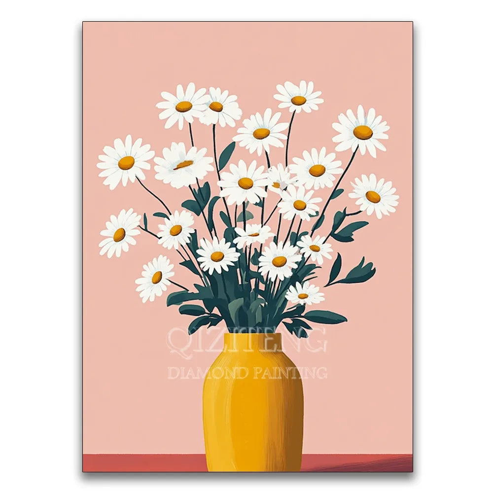 Floral, Citrus & Landscape Diamond Painting Kit, 12 Designs, Round or Square