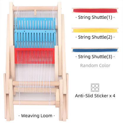 Wooden Weaving Loom Kit