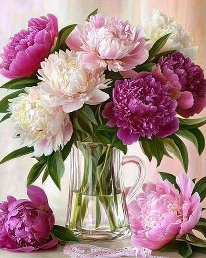 Paint By Number Flower Kits