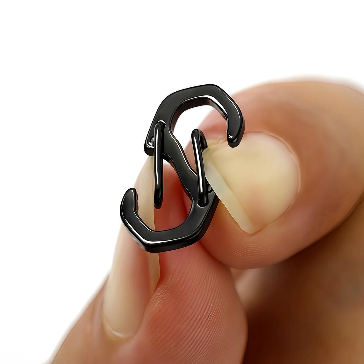 3-5pcs Stainless Steel S Buckle Spring Clasp - Connectors for Necklaces and Bracelets