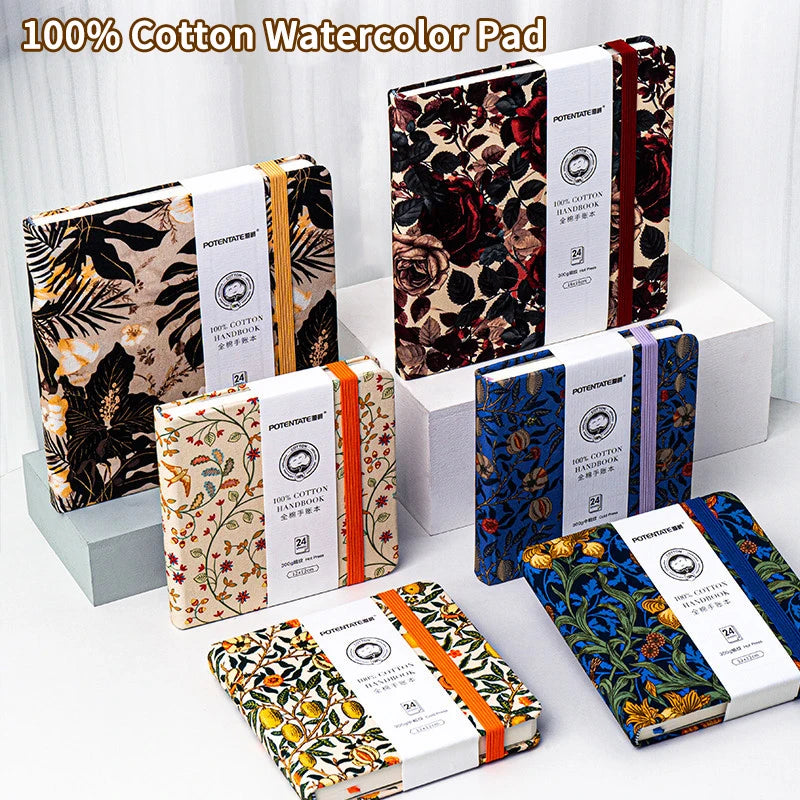 Small Watercolor Paper Journal - Great for Travel