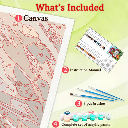 Cartoon Car - Paint By Number