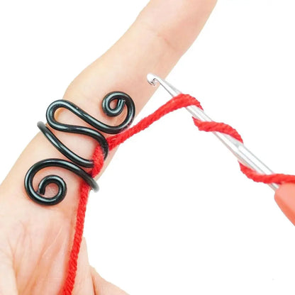 Adjustable Crochet Finger Ring