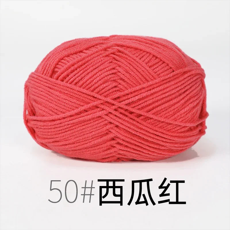 Organic Cotton Yarn 4ply - 1 Ball is 50g of Soft Yarn