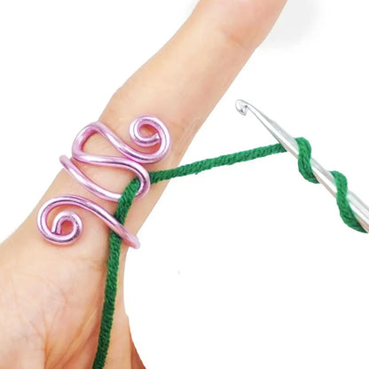 Adjustable Crochet Finger Ring