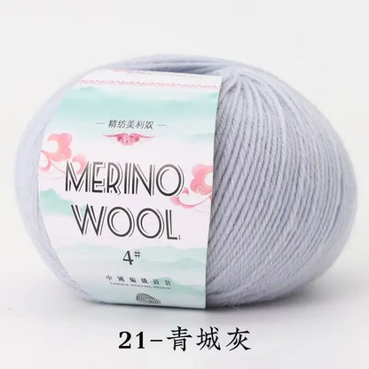 50g/roll Merino Wool Yarn - 130M