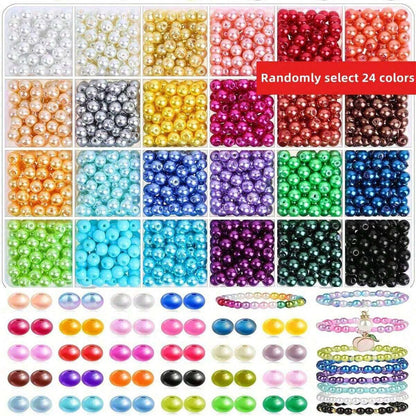 1440/900pcs 6mm Round Beads - 24/15 colors comes in a plastic case