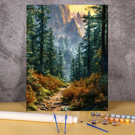 Forest and Mountains Paint By Numbers Kits