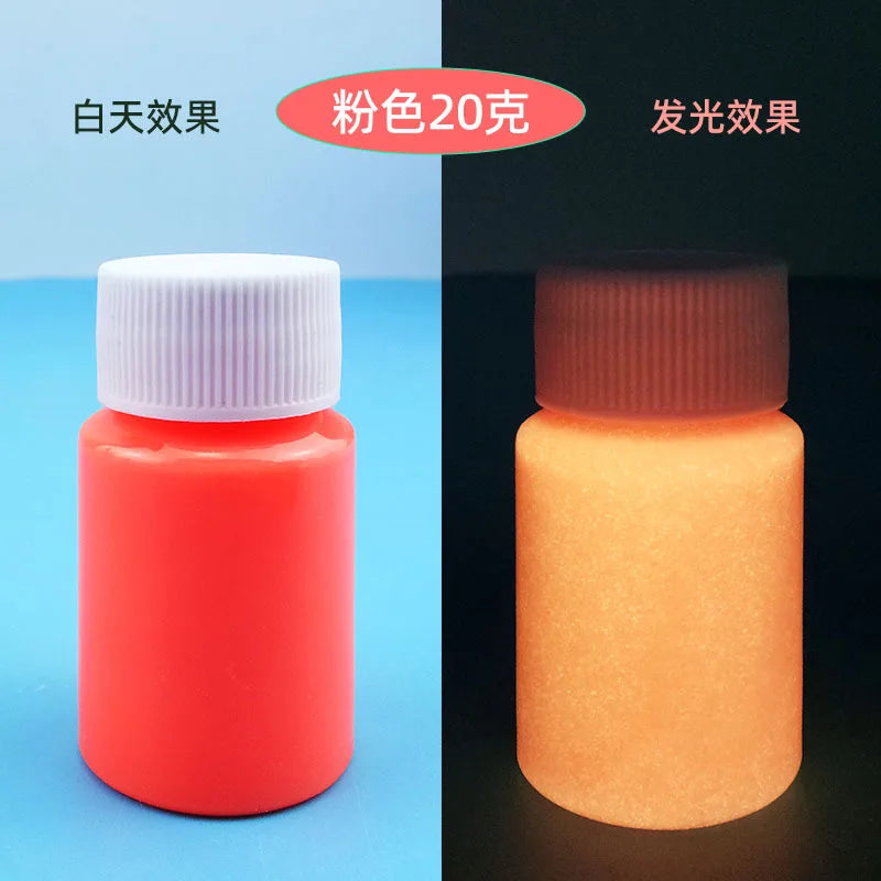 Pink luminescent pigment for resin projects