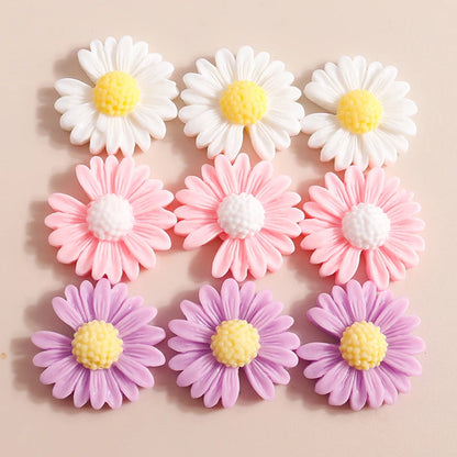 Various Resin Filling Charms for Jewelry Making - Flat Backed, 10 pieces