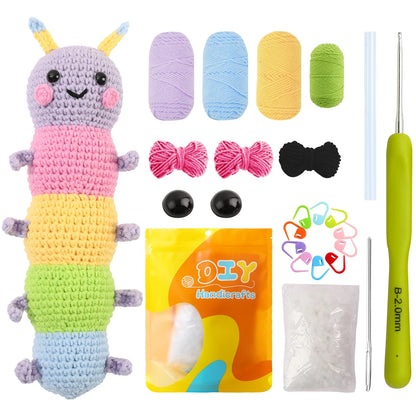 Caterpillar Crochet Kit - 2 Styles