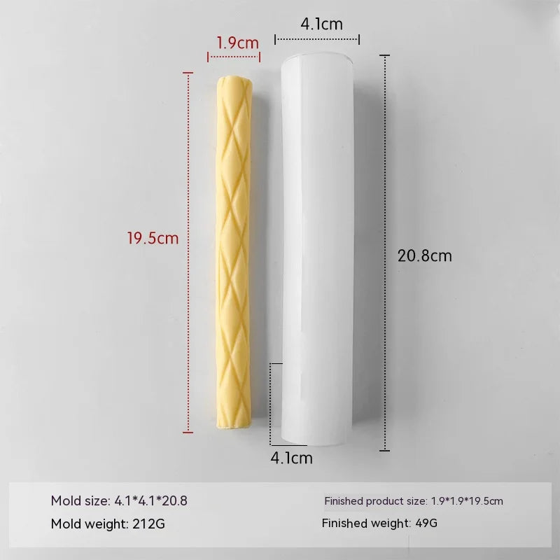 Taper Silicone Molds for Candle Making: 16  Styles - 1 option for a 61 meter Roll of Cotton Wick