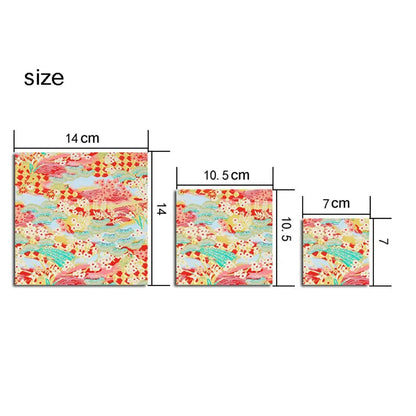 Japanese Style Decorative Flower  Scrapbook Paper