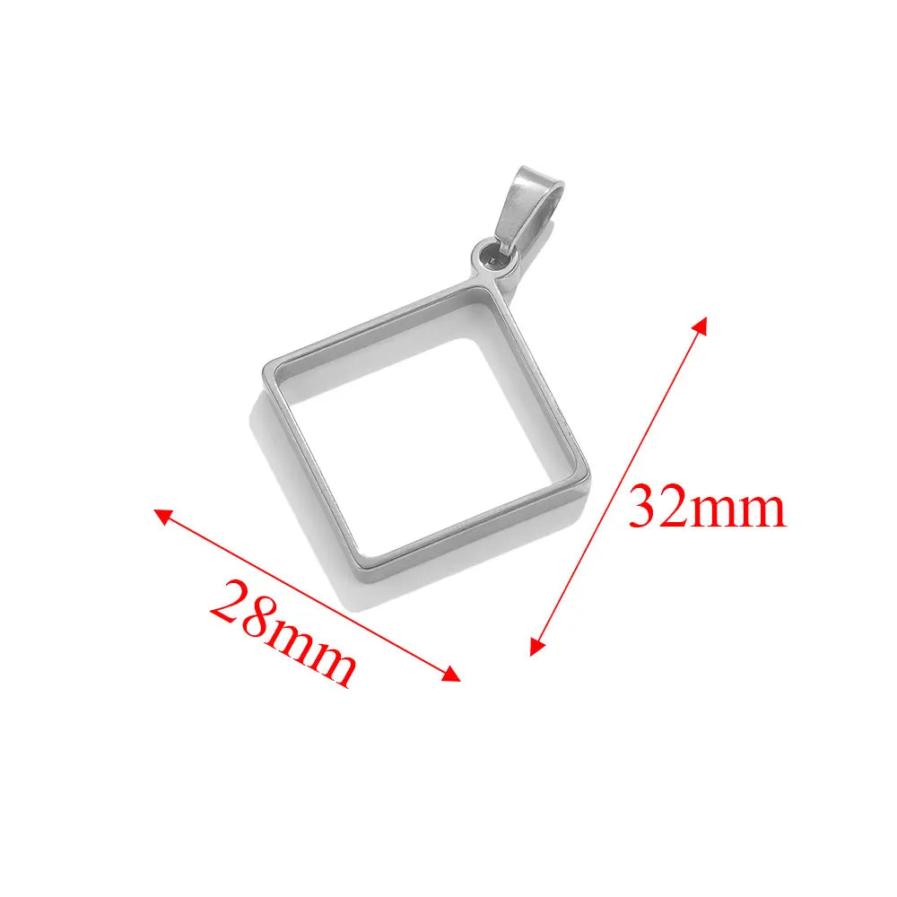 Variety of Charm or Pendant Frame Molds for UV Resin