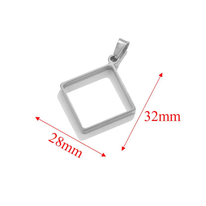 Variety of Charm or Pendant Frame Molds for UV Resin