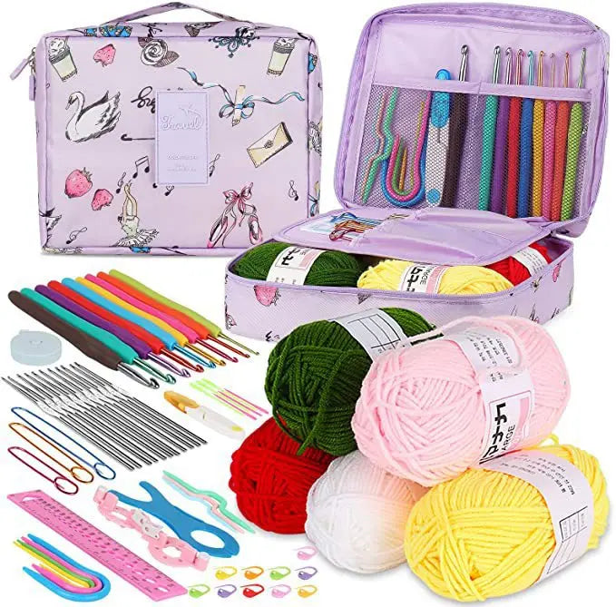 58 Pieces Crochet Accessories Set for Beginners