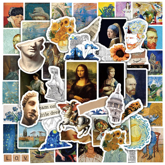 10 or 30 PCS Vintage Stickers